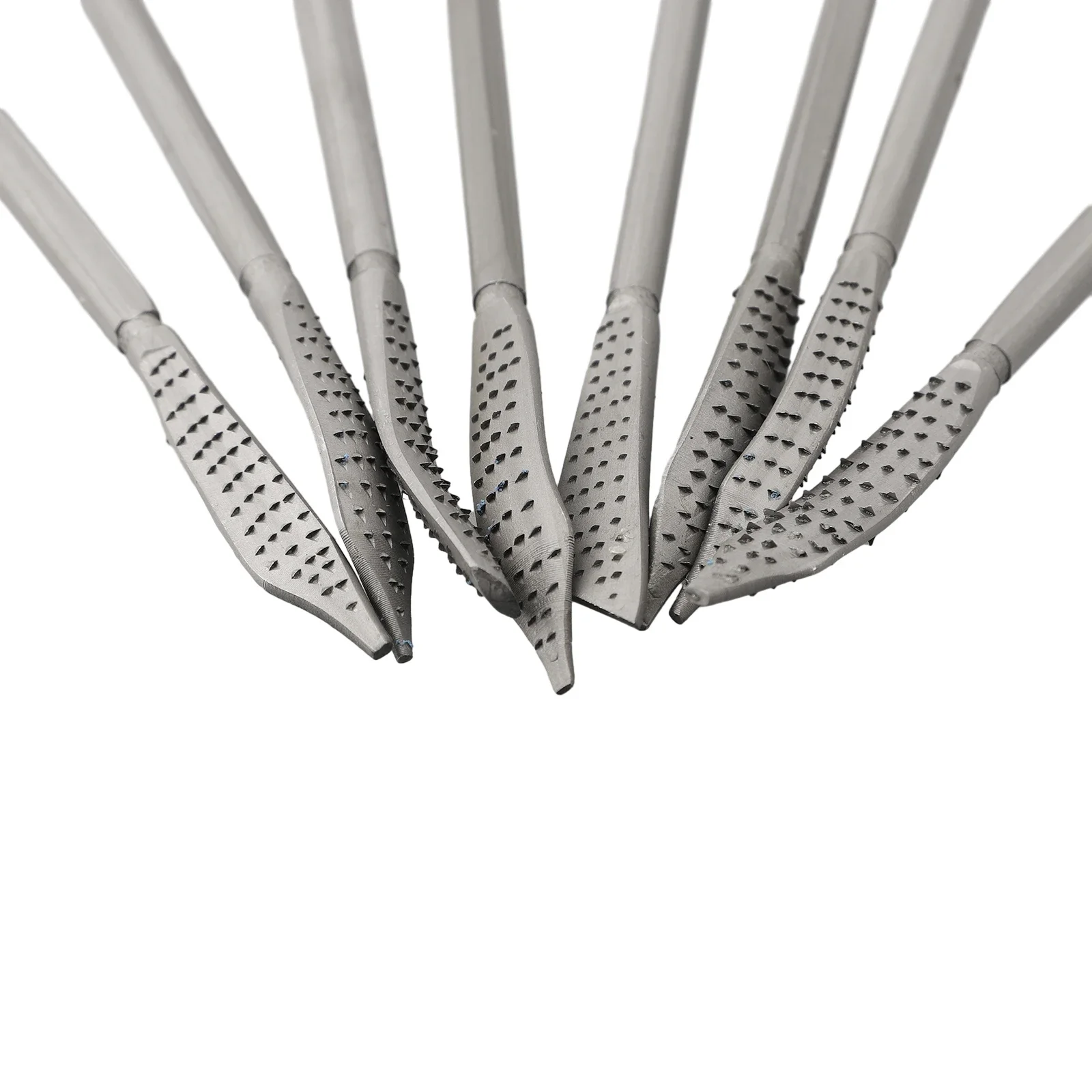 거친 리플러 파일, 탄소강 양단 수공구, 미니 전문 나무 걸레 파일 세트, 목공 조각, 190mm, 8 개