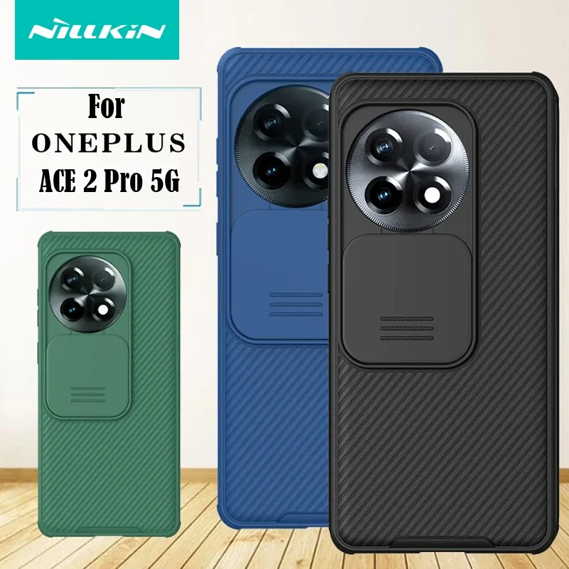 

Для OnePlus ACE 2 Pro чехол NILLKIN CamShield Pro Защита камеры чехол Slide тонированная задняя крышка для One Plus ACE 2 Pro