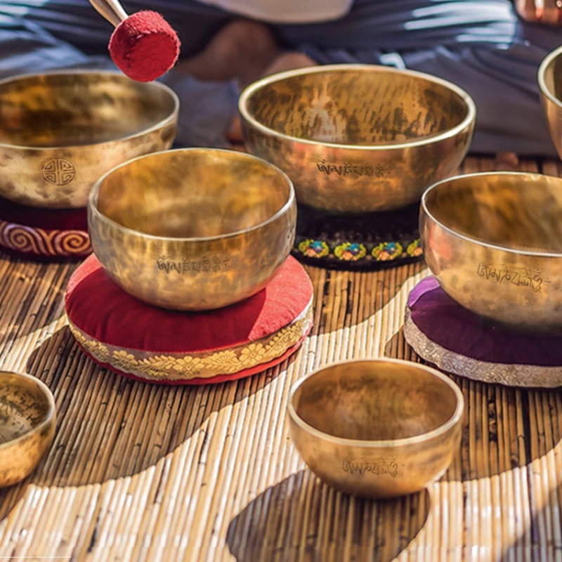 Spirituality Tibetan Bowl Tibetan Singing Bowl Meditation Tibetan Bell Spiritual Mindfulness Sound Healing Spiritual Instruments