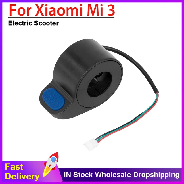 Acelerador de velocidad para patinete eléctrico Xiaomi MI3 Pro 2 1S M365,  botón de goma azul, acelerador de pulgar, piezas - AliExpress