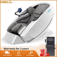 3 Year Warranty 4D Full-body Zero Gravity Heat Massager Chair SL-Track 7 inch Screen Controller Home 3D Top-luxury Massage Sofa 1