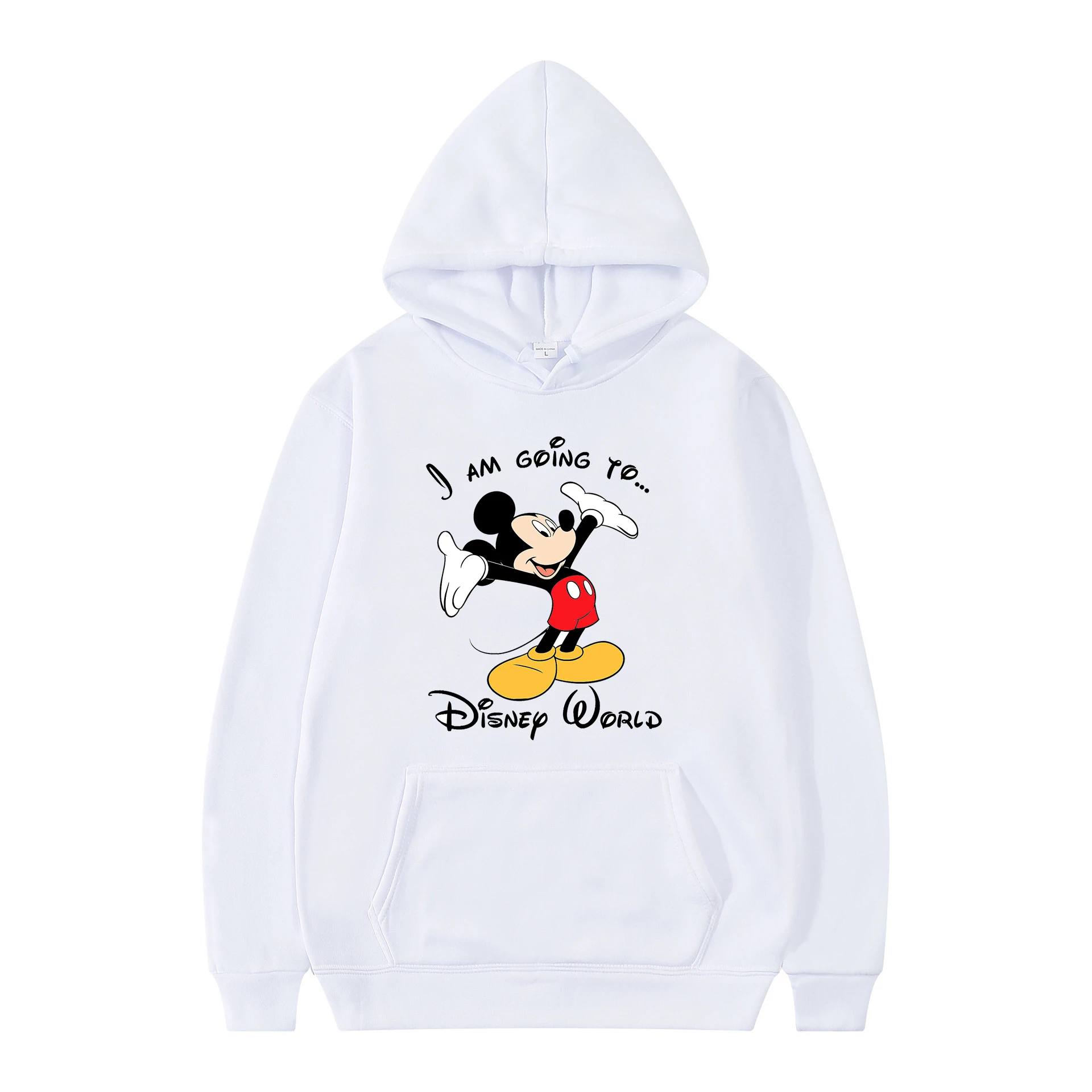 

Disney Print Men's Hoodie Fashion Mickey Sweatshirt Autumn Casual Loose Women's Hoodie Sports Oversized Hoodie Top