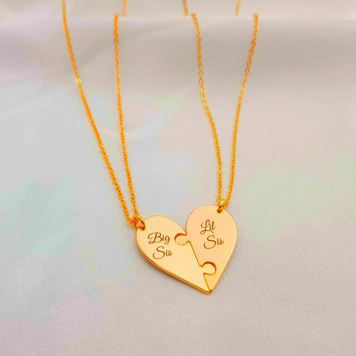 Collar de Dos Hermanas joyería de Dos Hermanas • conjunto collar de hermana • collar de hermana para dos • regalo para hermana • collar de hermana| | - AliExpress