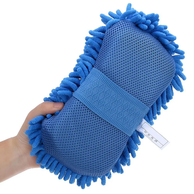 

Liplasting Strong DurableMicrofiber Esponja Car Window Cleaning Chenille Washer Sponge