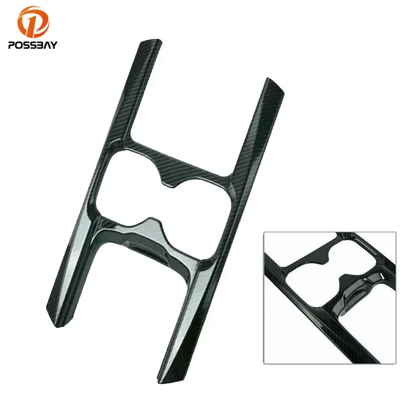 

Carbon Fiber Look Car Water Cup Holder Frame Cover Trim Sticker for Honda CR-V CRV 5th 2017 2018-2020 ABS Mouldings Decoration