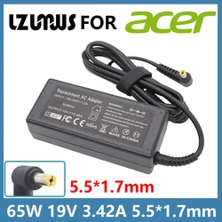19V 3.42A 65W 5.5*1.7MM AC Laptop Charger Power Adapter For Acer Aspire 5315 5630 5735 5920 5535 5738 6920 7520 Notebook