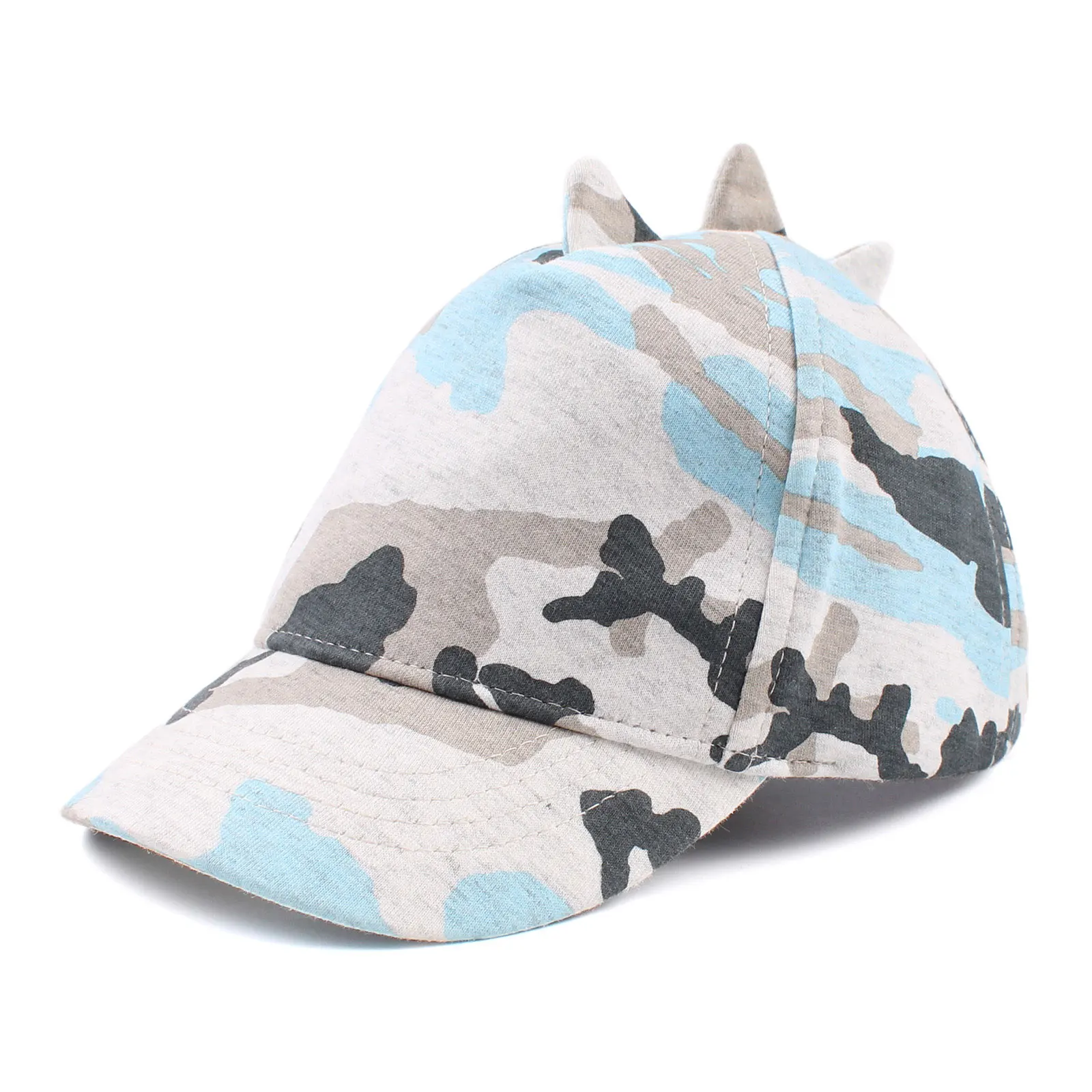 

Camouflage Dinosaur Kids Hat Cotton Snapback Hats For Boys Girls Fashion Children Sun Caps