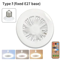 Indoor Energy - Efficient Silent Ceiling Fan with Dimmable LED Light and Remote Control (L0693 - 19CM - F)