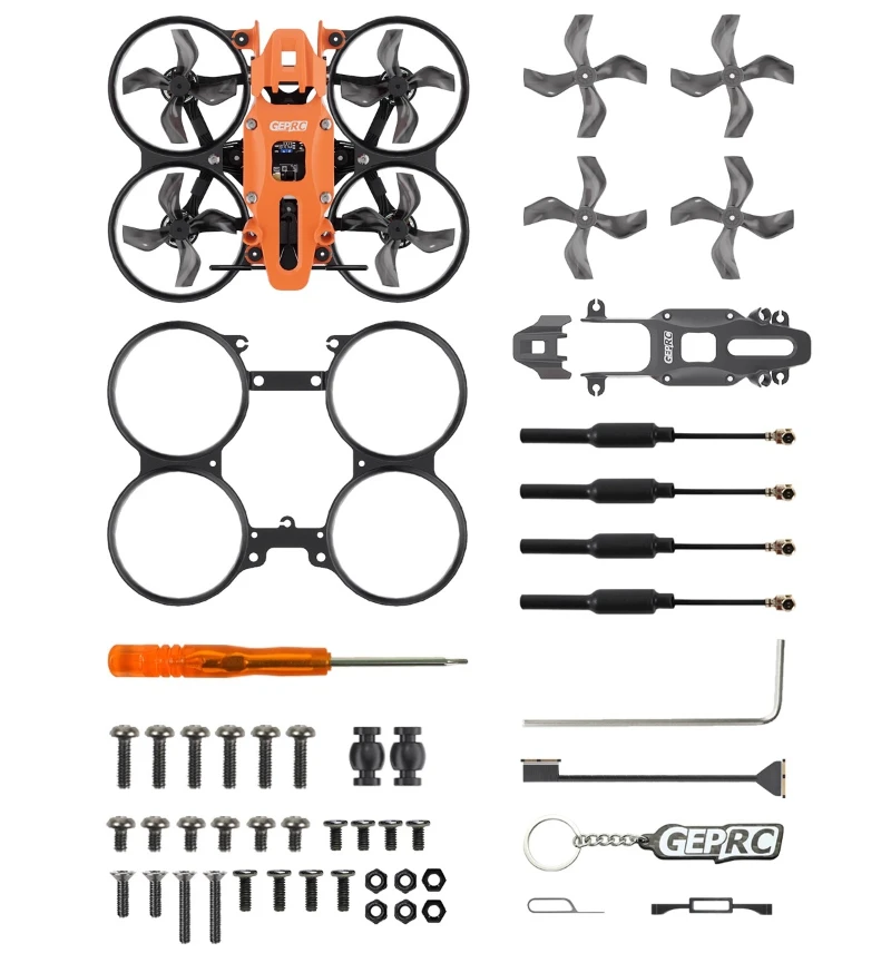 GEPRC DarkStar16 WTFPV TinyWhoop 1.6인치 FPV 드론 쿼드콥터 카메라 및 VTX 없음