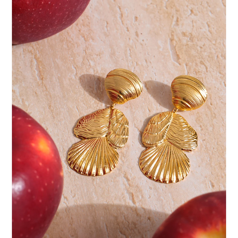 Yhpup Dangle Earrings Stainless Steel Summer Beach