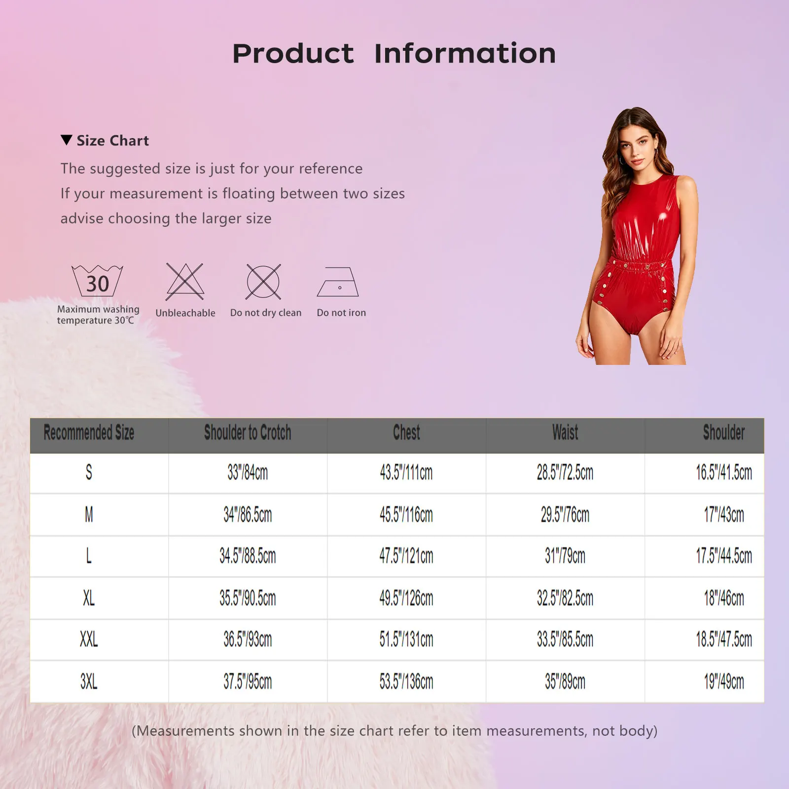 Womens One Piece Swimsuit Waterproof Swim Bodysuit Openable Crotch Sleeveless Elastic Waistband Romper Jumpsuit for Clubwear - 6