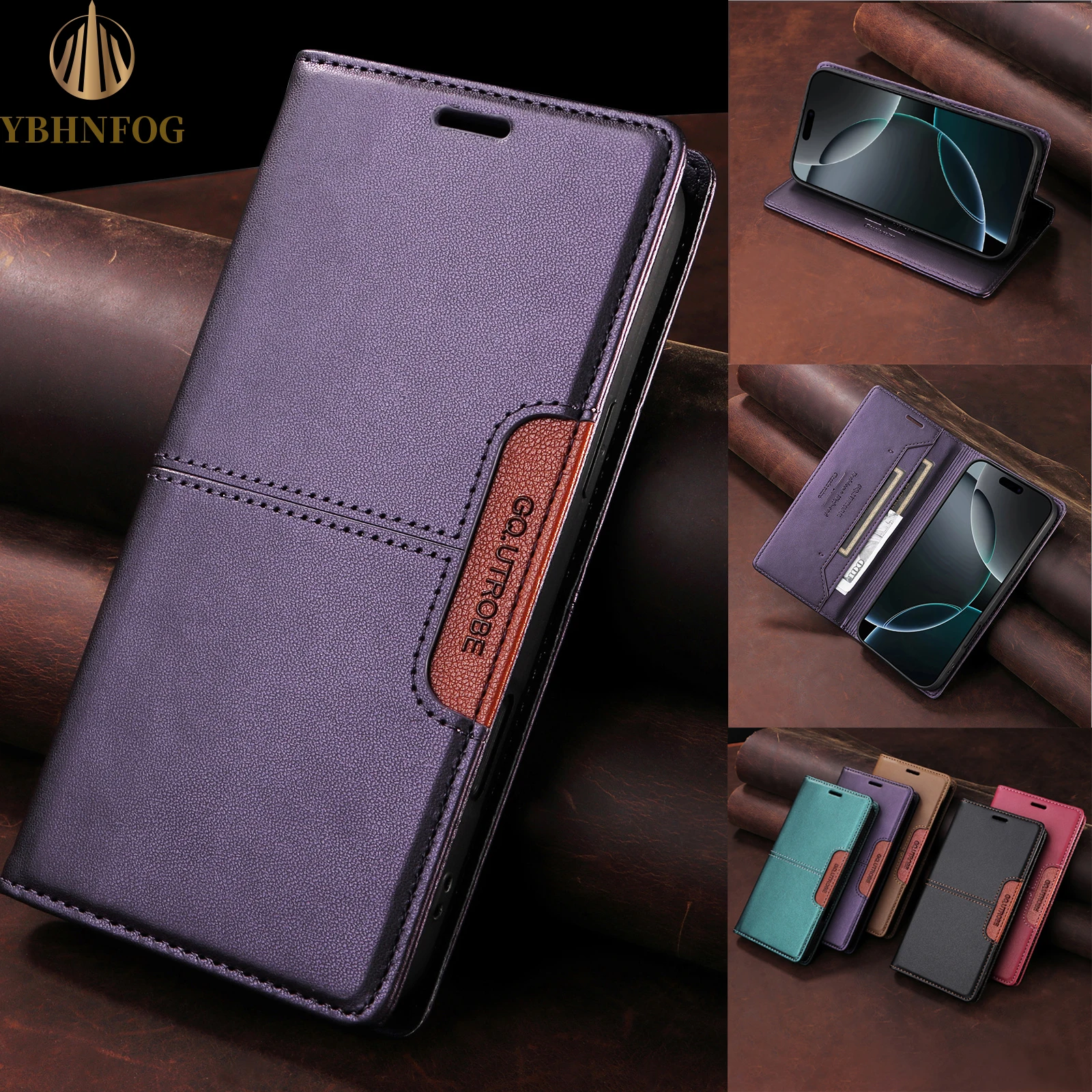 Leather Phone Case Flip Case Leather Wallet Phone Cover For Xiaomi Redmi Note 14 13 12 Pro Plus 11 10S 9 Pro Max
