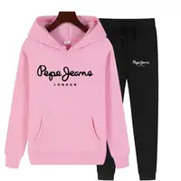 Ensemble de sport deux pièces pour femmes, sweat à capuche et pantalon, tendance automne femme 2