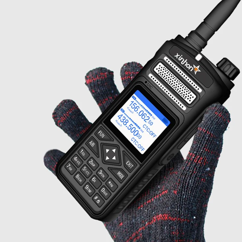

Guard Equipment Police Radio Long Distance Military Dual bands UHF and VHF Walkie Talkie 12W Two way Radio Waterproof XH-A91