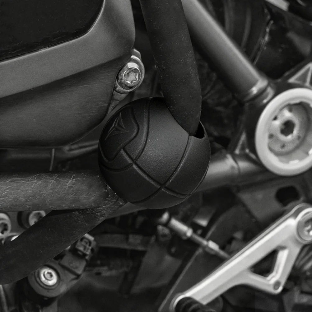 25mm Decorative Motorcycle Engine Guard Protector with Bumper Guard Blocks
