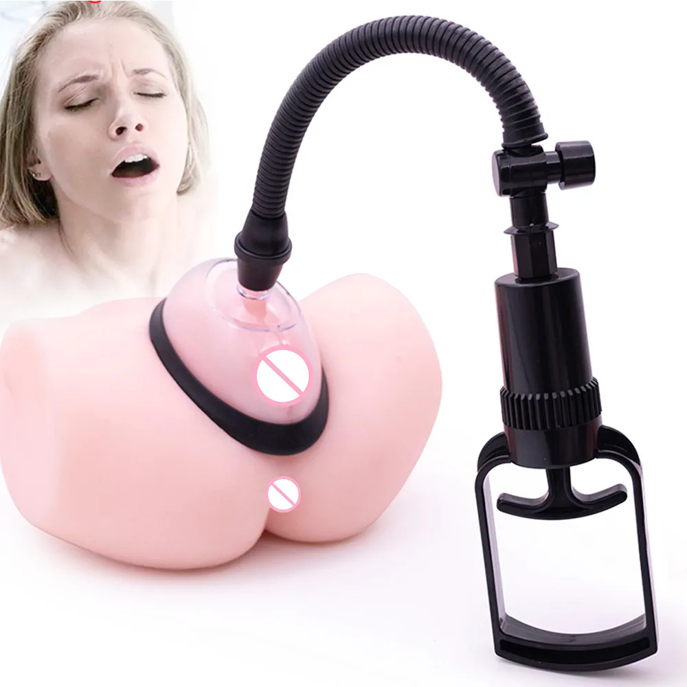 Sex Toys Pussy Pump Breast Suckers Manual Vacuum Pumps Adult Female Sex Toy Vagina Sucking Vibrator Clit Sucker Vibrator Female Masturbator