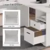 L Shaped Desk with File Cabinet, Corner Computer Desk with Storage Drawers, Large Home Office Table with Power Outlets 5