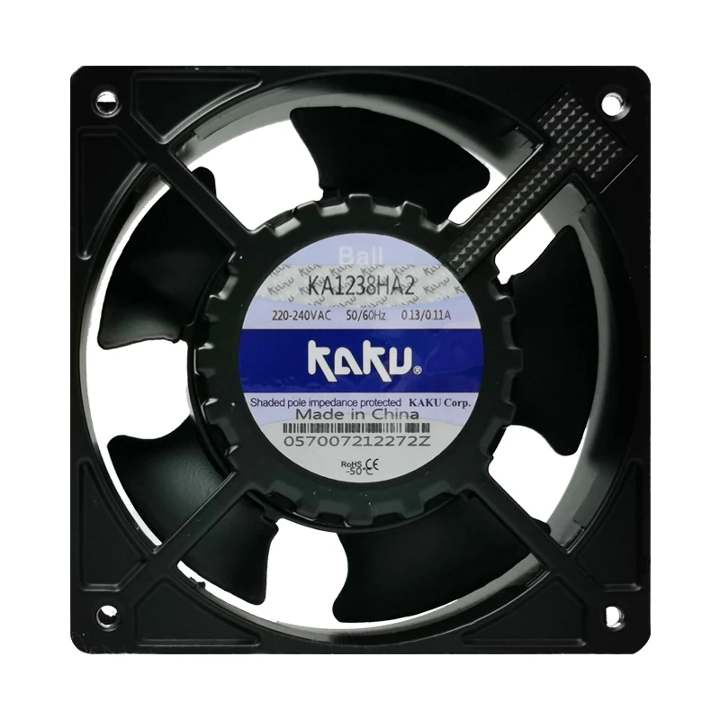 KAKU KA1238HA1 KA1238HA2 AC 110V 220V 120x120x38mm 마그네슘 합금 냉각 팬 IP55 방수 축류 팬 (캐비닛용)