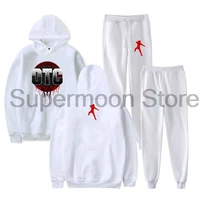 Roman Reigns OTC Merch Pullover Hoodies Jogger Pants Two Piece Set Sweatshirts+Sweatpants Women Men's Set 2