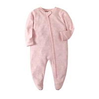 0-12 Months Newborn Girl and Boy Romper Pajamas 100% Cotton Long Sleeve Baby Clothe Zipper Jumpsuit Cotton Fashion Baby Clothing 4