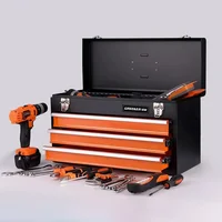 Electrician Tool Storage Boxes Portable Multifunctional Suitcase Steel Screwdriver Wrench Hardware Repair Tools Organizer Boxes 1