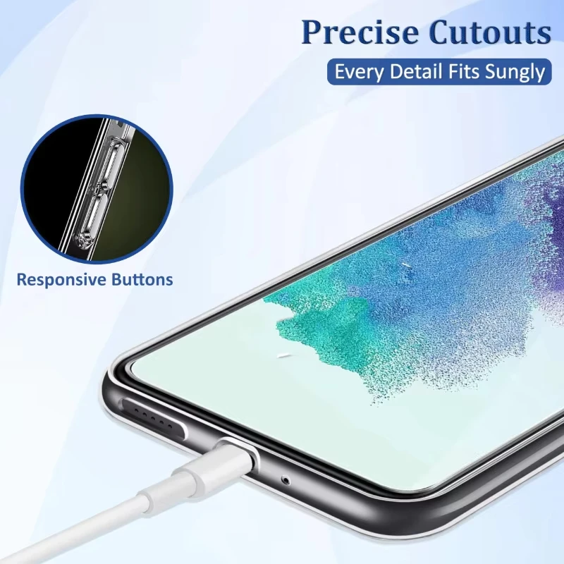 Soft TPU Clear Back Phone Case - Sleek and Durable Protective Cover