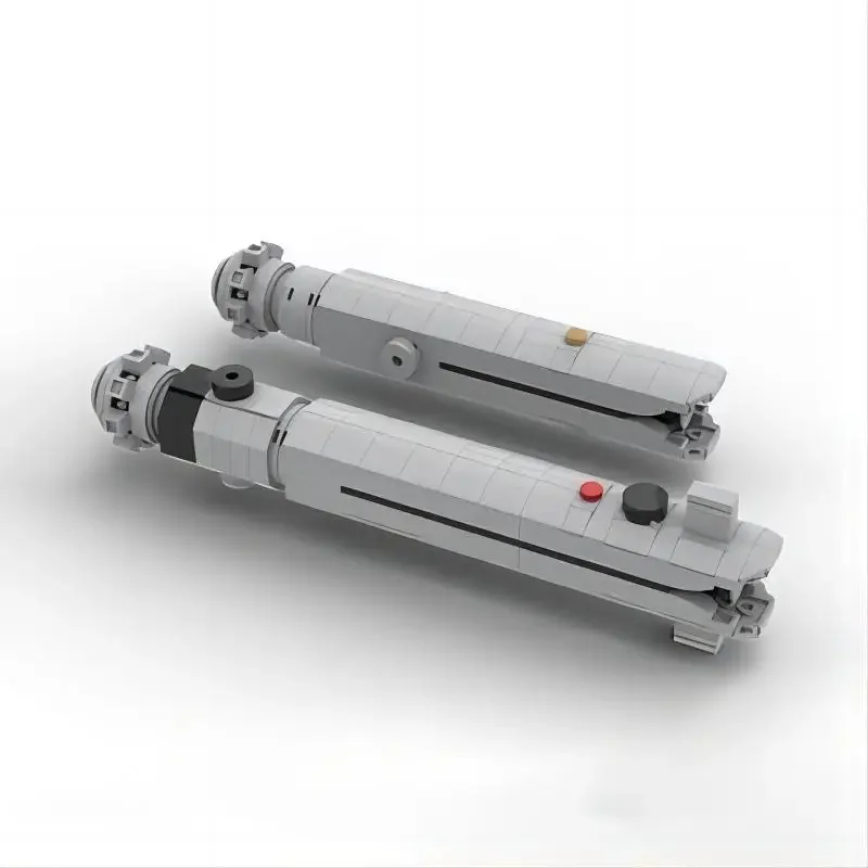 MOC 우주 전쟁 라이트세이버 시리즈 빌딩 블록 조립 라이트세이버 모델, 클래식 영화, 스탠드 베이스 브릭 장난감, 휴일 선물