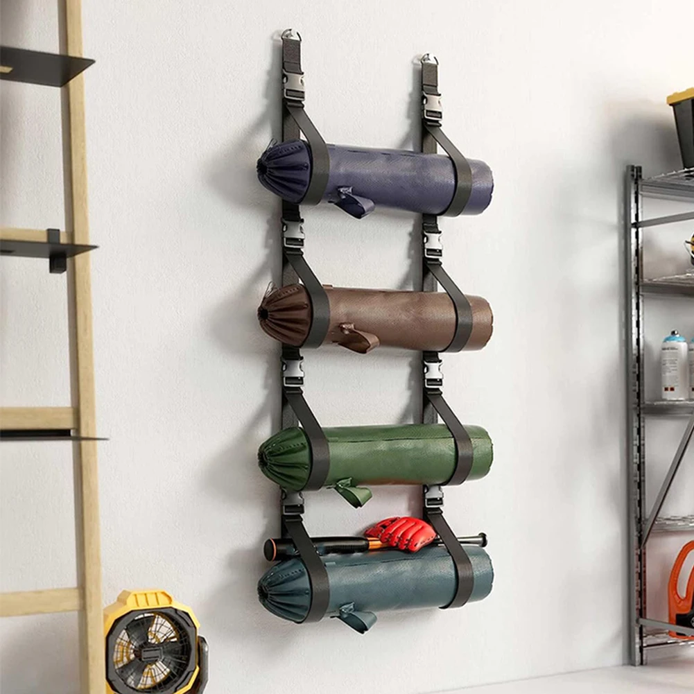 

Storage Storage Belt 2Pcs Adjustable Extended Straps Garage Storage Polyester Fabric Wall Mounted Camping Garage