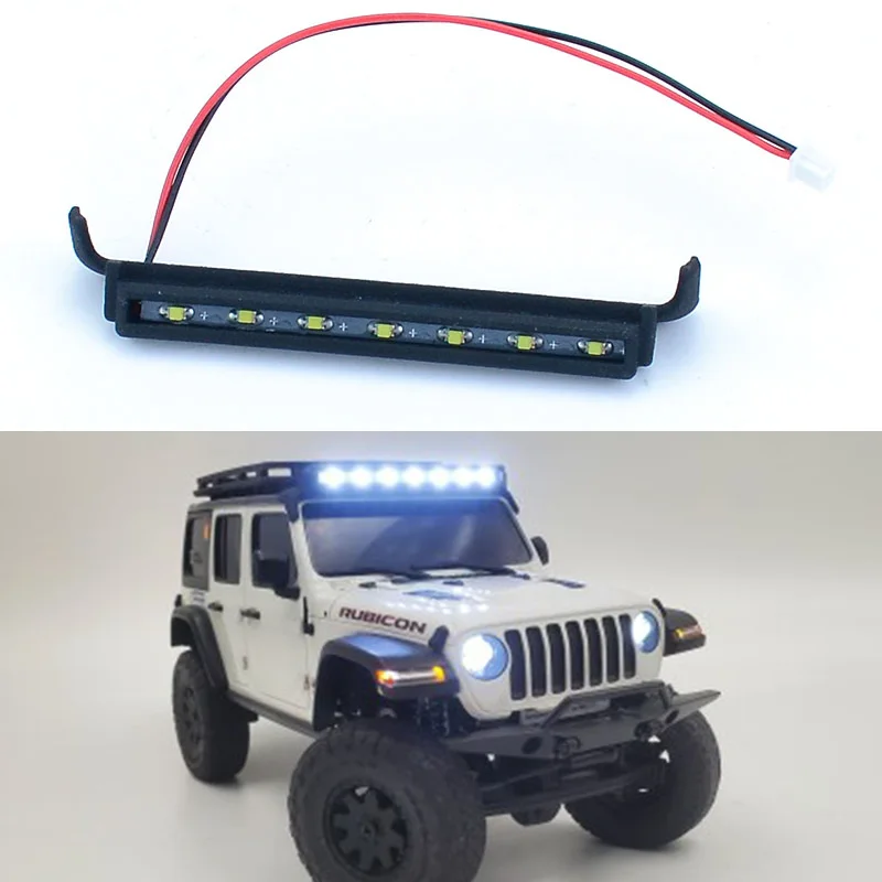 Simulazione Il Tetto Led Spotlight Parti Di Aggiornamento Della Luce Per 1/24 Rc Crawler Car Kyosho Miniz 4X4 Jeep Wrangler Accessori Per Auto