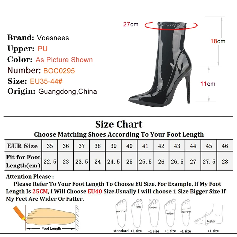 10CM Red Women Ankle Boots Side Zipper Thin Heels Short Boot Glossy Patent Leather High Heels Office Autumn Shoes Woman Footwear