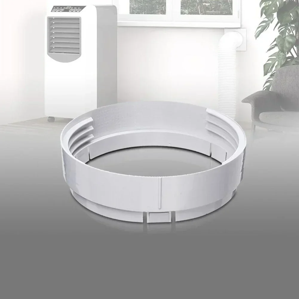 150mm Mobile Air Conditioner Exhaust Connector Sealing Baffle Circular Connector Air Vent Exhaust Pipe Hose Adapter Baffle