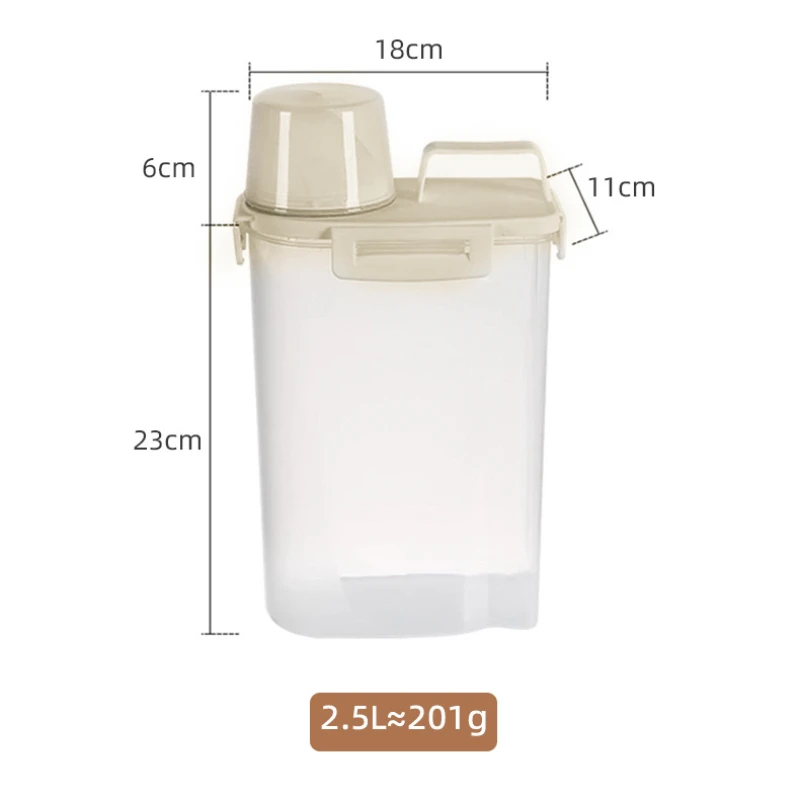 Pet Food Storage Box - Airtight & Leak-Proof Container with Lid