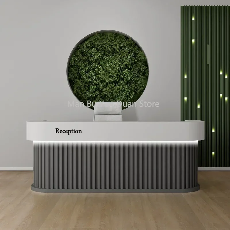 

Modern Simplicity Reception Desk Clothing Store Information Desk Customization Beautysalon Meubilair Bar Counter Furniture