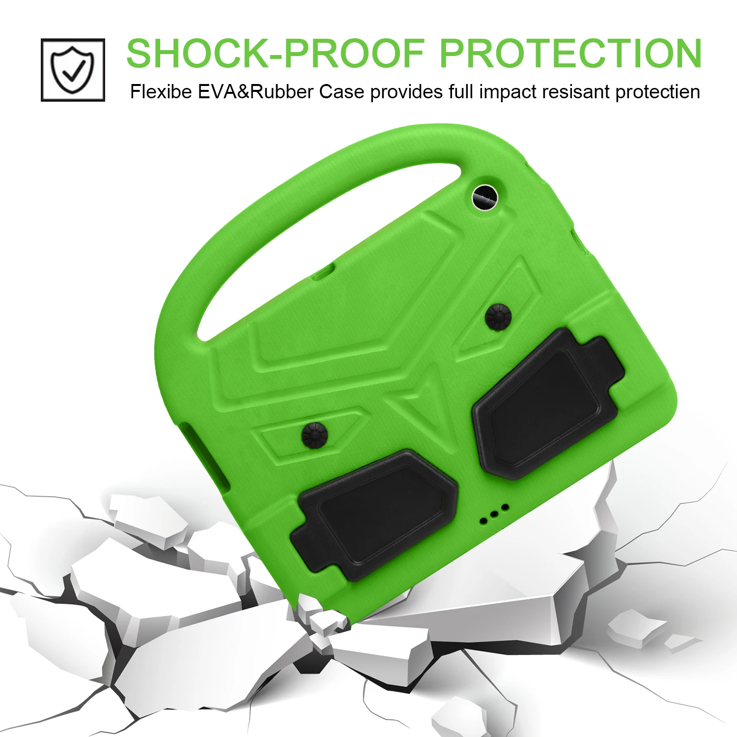Durable EVA Kids Case for Tablets - Shockproof Protective Cover