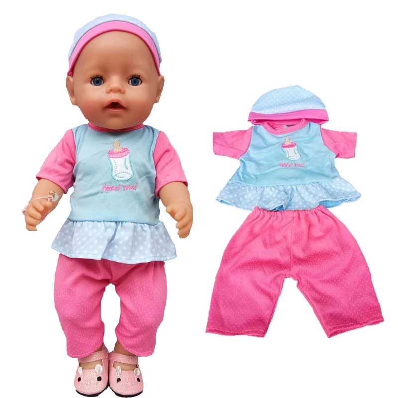 Doll Clothes For 43cm Nenuco Baby Doll Ropa Y Su Hermanita Toys Clothing Accessories - Dolls Accessories - AliExpress
