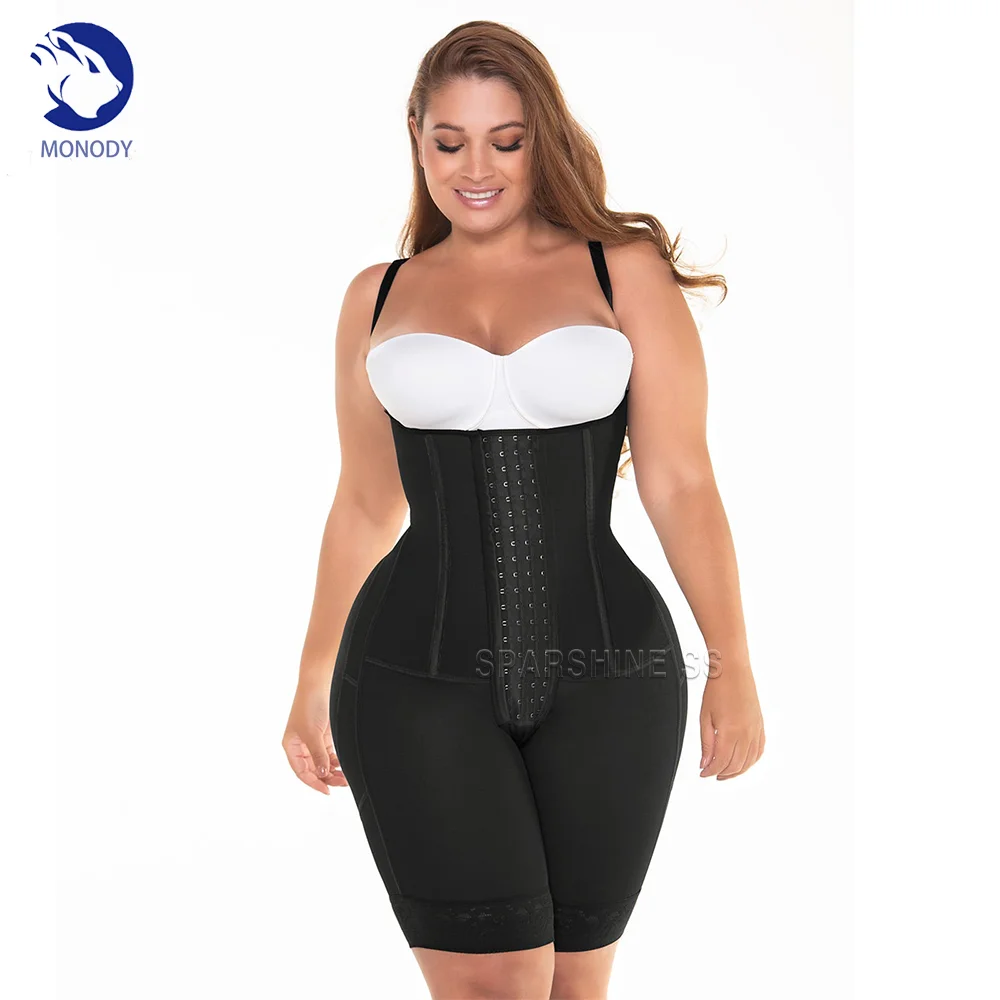 

Комбинезон женский сплошной с открытой грудью, без рукавов