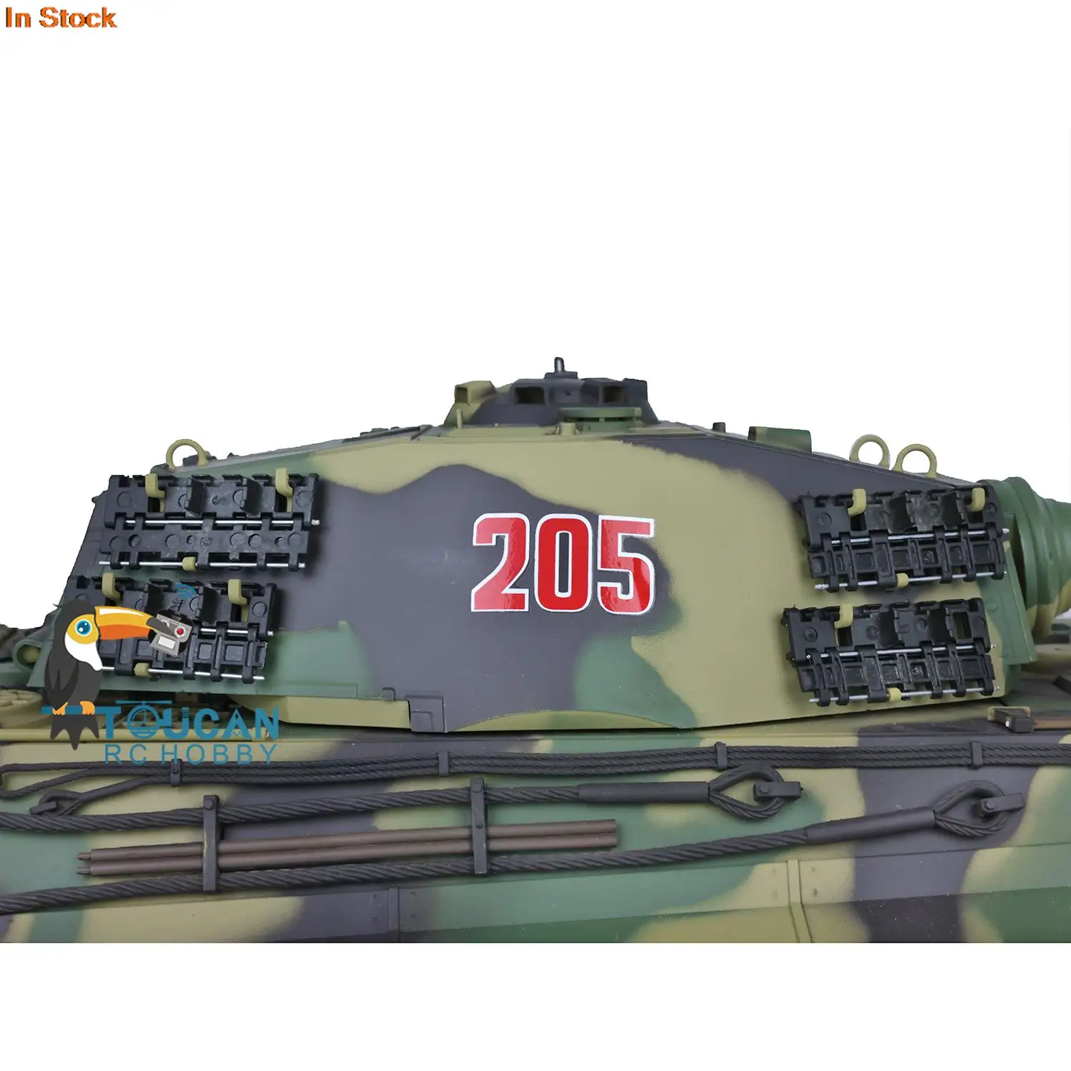 HENG LONG 1/16 7.0 2.4G Upgraded German King Tiger RTR RC Tank 3888A Metal Tracks For Boys Gifts TH17523-SMT4 5