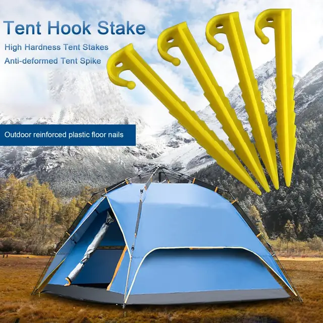 5Pcs Ground Stakes Convenient Abrasion Resistant Ground Spike Lightweight Tent Spike