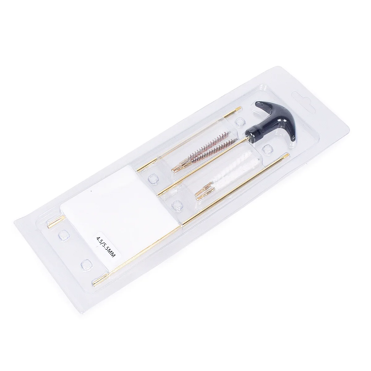 ערכת ניקוי חבילה של 177&.22 חבילות לרובה, אקדח, אווירון ומברשת לניקוי מקל רובה ציוד ציד כלי ניקוי