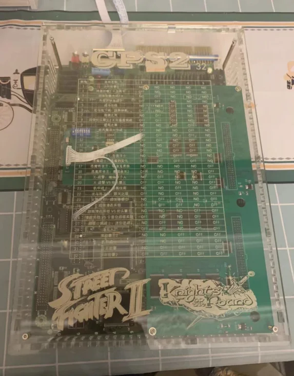 Arcade CPS2 PCB Game Mainboard Cap Com Mainboard Used In Fighting