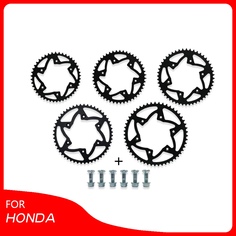 

Задняя звездочка для мотоцикла HONDA CR125R CRF150F CRF230F CRF250RX CRF450RL XR650R, стальная легкая задняя цепь, Cog тормозной диск