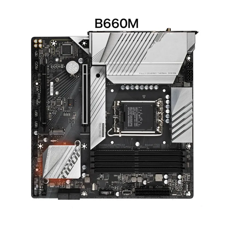 Per Gigabyte B660M Aorus Pro Ax Scheda Madre Lga 1700 Ddr5 Scheda Madre Micro Atx B660 Testata Al 100% Ok Completamente Funzionante Spedizione Gratuit