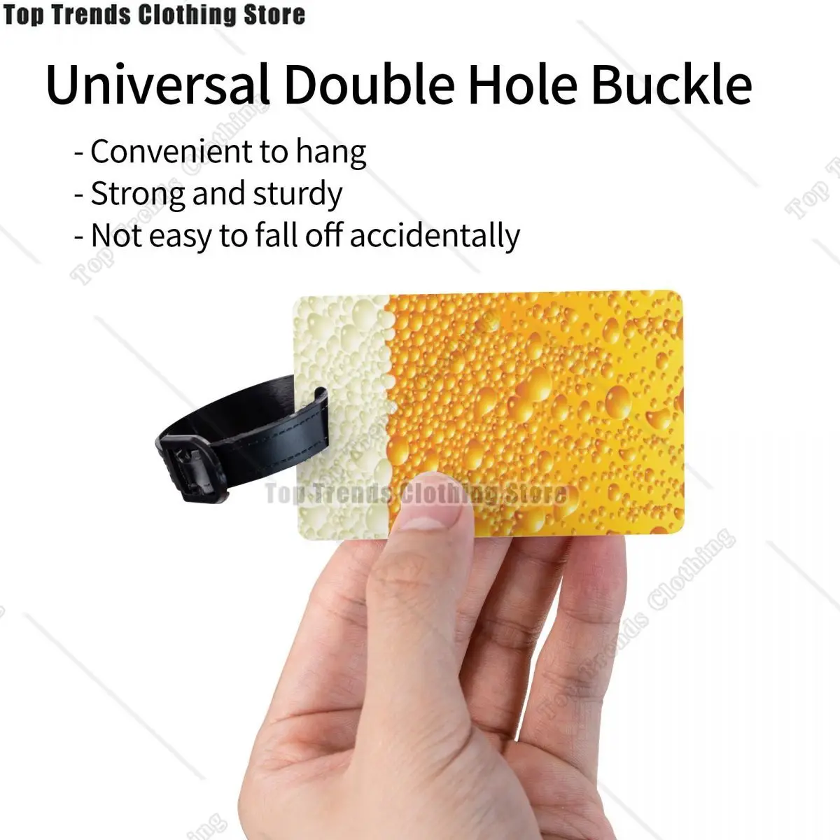 Beer Water Luggage Tag Travel Bag Suitcase Privacy Cover ID Label