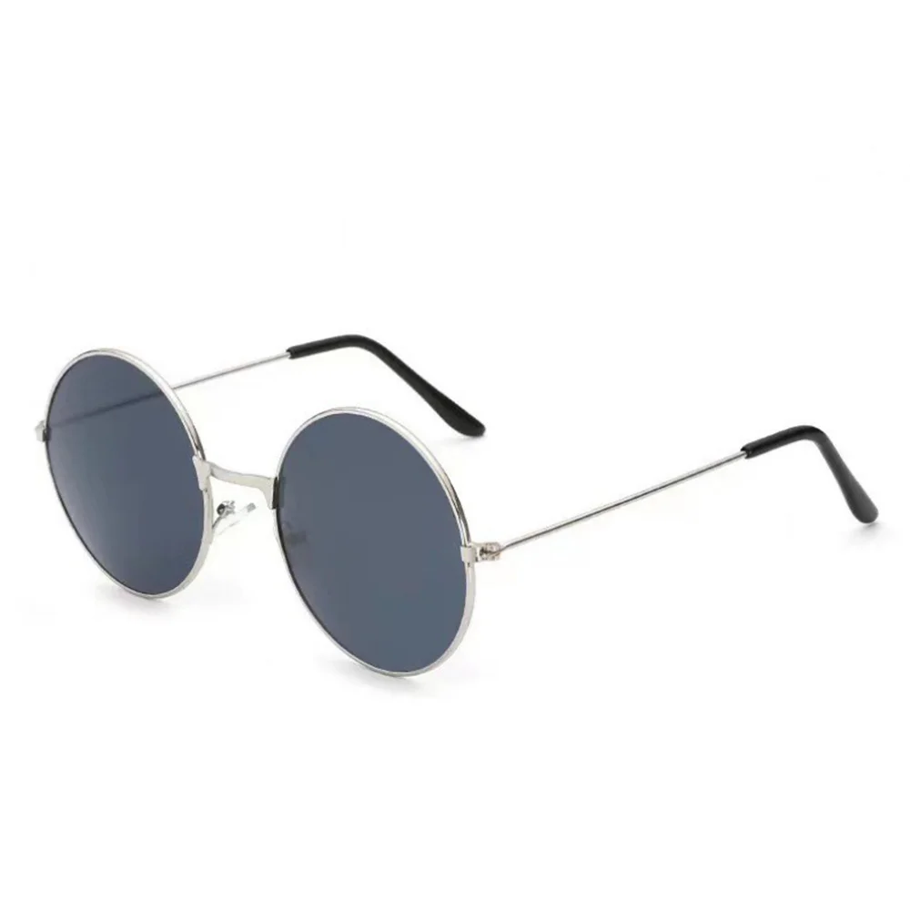Retro Round Sunglasses For Women And Men Alloy Frame Designer_voghion.com