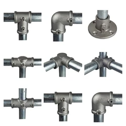 20/25/32mm Aluminum alloy Connector Elbow Tee Base Flat Three-dimensional Fitting Connection Fastener Steel Tube Shelf Parts