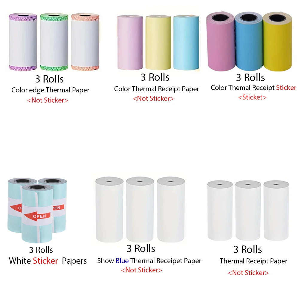 3-Roll-Thermal-Mini-Printer-Paper-Colorful-Roll-and-Self-Adhesive ...