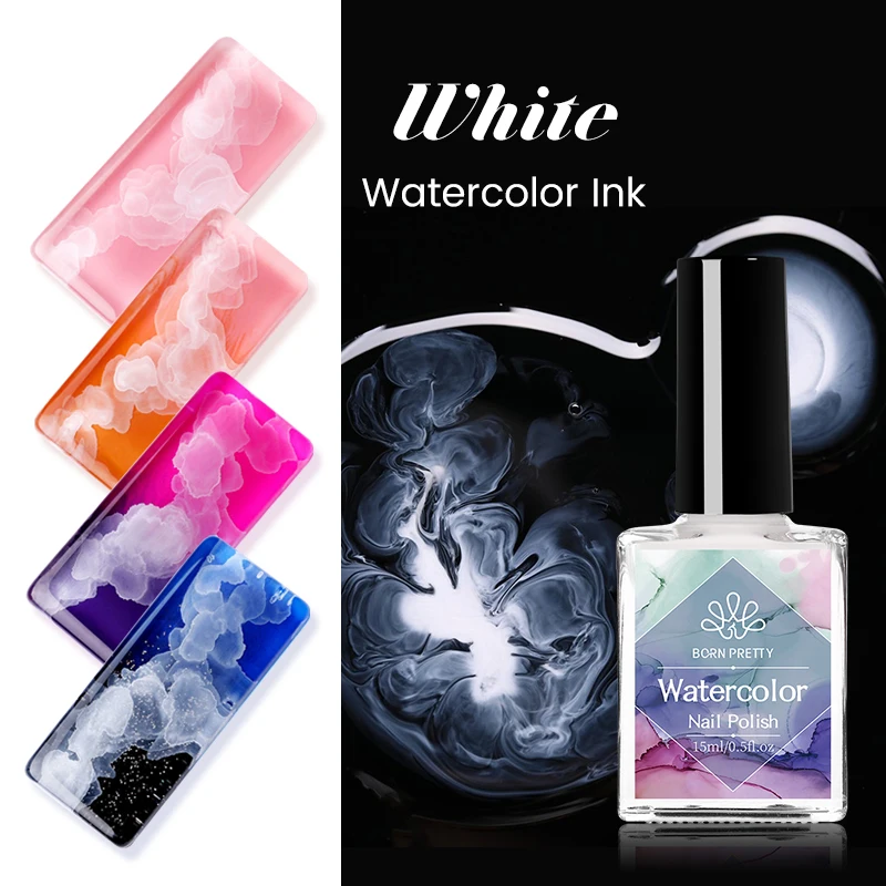 BORN PRETTY Smalto Gel Bianco Latte 10ml Colore Naturale Soak Off UV LED Costruttivo Semipermanente Vernice Effetto Pudding per Nail Art - immagine 3