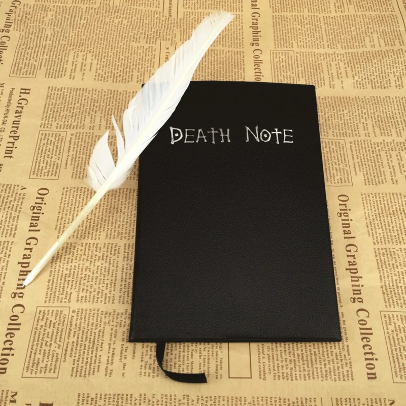Japanese Animation-Inspired Feather Pendant Surprise Toy - DEATHNOTE Edition