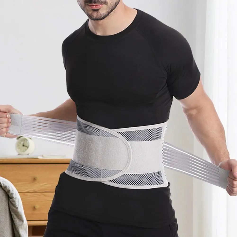 90-120cm Lumbar Protector Lower Back Brace With Dual Adjustable Straps Breathable Mesh Fitness Support Belt Sports Accessories