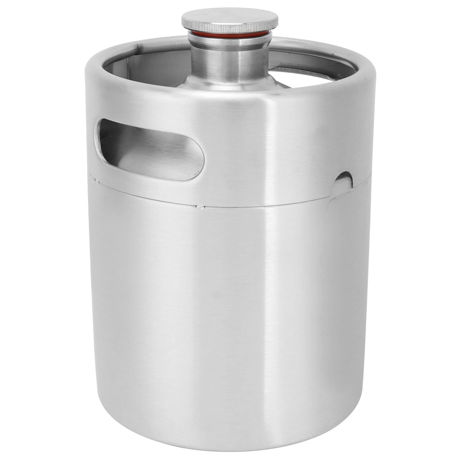 2L Beer Keg Mini Stainless Steel Beer Barrel with Spiral Lid for Home Brewing Accessory Beer Keg Brewing Accessory 5